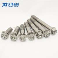 titanium fasteners custom round head titanium bolts and titanium alloy screws